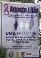 ARAPONGAS LANÇA CAMPANHA AGOSTO LILÁS E REFORÇA O COMBATE À VIOLÊNCIA CONTRA A MULHER