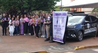VEREADORES PARTICIPAM DE ATO DE CONSCIENTIZAÇÃO AO ENFRENTAMENTO À VIOLÊNCIA CONTRA A MULHER